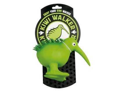 Hračka KIWI WALKER latex - Whistle Kiwi zelená (L) 8x18x14cm