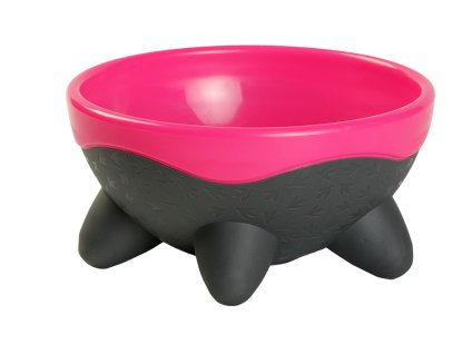 Plastová miska KIWI WALKER Ufo Bowl růžová 20x10cm