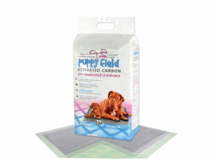 Pleny ASAN Puppy Field Training Carbon pro zvířata 60x60cm (24ks)