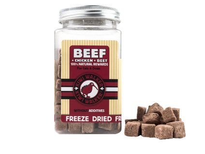 KIWI WALKER Freeze Dried Beef & Chicken & Beetroot 90g