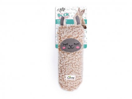 Hračka pro kočky AFP - Sock Cuddler ponožka s lamou a šantou 24cm