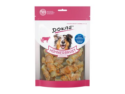 DOKAS Rolky z hovězí kůže obalené kuřecím 250g