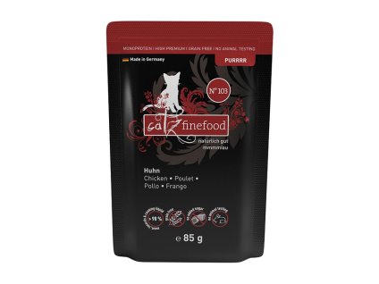 Kapsička CATZ FINEFOOD Purrrr No.103 s kuřetem 85g