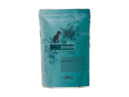 Kapsička DOGZ FINEFOOD No.12 se zvěřinou a sleděm 100g