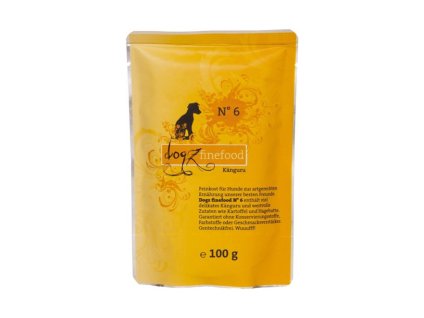 Kapsička DOGZ FINEFOOD No.6 s klokanem 100g