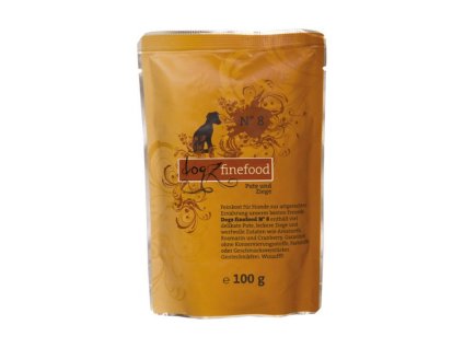 Kapsička DOGZ FINEFOOD No.8 s krůtou a kozou 100g