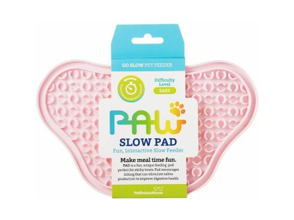 Lízací podložka PETDREAMHOUSE Paw Lick Pad světle růžová 23x14x1,6cm