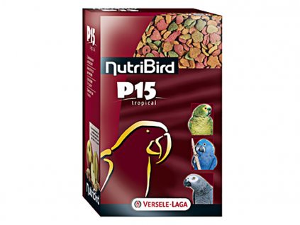 VERSELE-LAGA NutriBird P15 Tropical - základní extrudy pro velké papoušky s tropickým ovocem 1kg