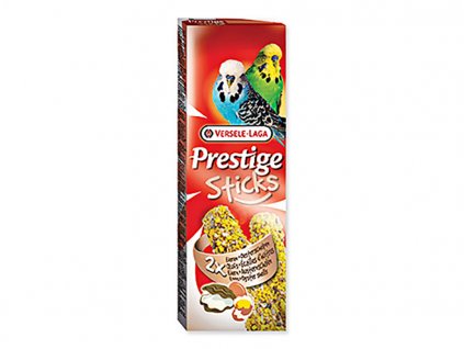 VERSELE-LAGA Prestige Sticks Budgies - tyčky s vejci a skořápkami z ústřic 2x30g