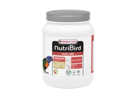 VERSELE-LAGA NutriBird A18 Lori - ručnědokrmovací krmivo pro mláďata lorií a loriček 800g