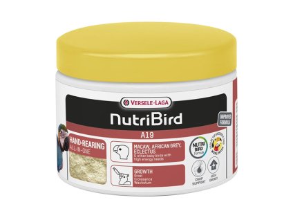 VERSELE-LAGA NutriBird A19 - směs pro ruční dokrmování ary, žaka, eklektů a rychlerostoucích druhů 250g