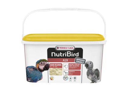 VERSELE-LAGA NutriBird A19 - směs pro ruční dokrmování ary, žaka, eklektů a rychlerostoucích druhů 3kg