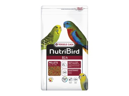 VERSELE-LAGA NutriBird B14 - základní extrudy pro andulky, agapornisy, neofémy a papoušíky 800g