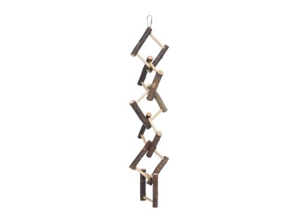 Závěsná hračka TRIXIE dřevěný rozřezaný žebřík 12 příček (50cm)