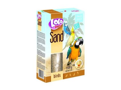 LOLO Sand písek s mušlemi pro ptáky 1,5kg