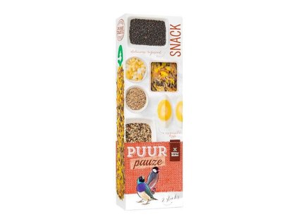 Tyčinky PUUR Pauze Snack - divoká semene pro exoty 60g (2ks)
