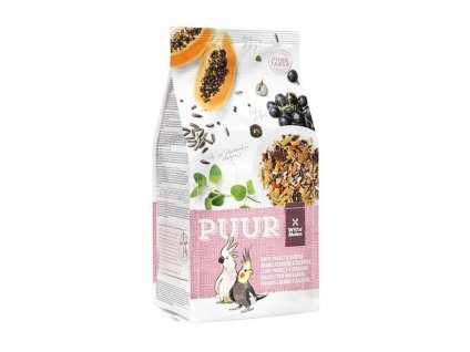 PUUR Large Parakeet & Cockatoo - pro střední papoušky 2kg (DOPRODEJ)