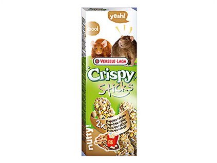 VERSELE-LAGA Crispy Sticks - tyčky pro potkany a myši s kukuřicí a oříšky 2x55g