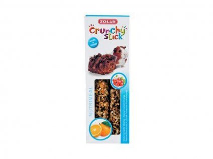 Tyčinky ZOLUX Crunchy Sticks rybíz/pomeranč pro morče (2ks)