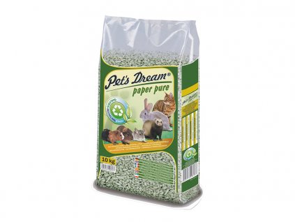 JRS PETS DREAM Paper Pure papírová podestýlka 20l (10kg)