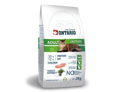 ONTARIO Cat Adult Castrate 2kg