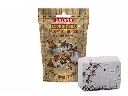 DAJANA Country Mix Mineral Block Fruit and Vitamins 55g