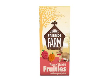 SUPREME Tiny Farm Snack Russel Fruitees Rabbit 120g (DOPRODEJ)