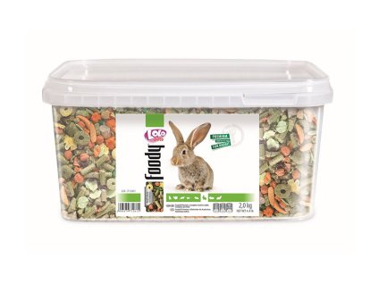 LOLO Basic pro králky 2kg (3l) (vědro)