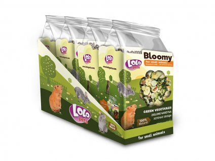 LOLO Bloomy zeleninové plátky pro hlodavce 150g