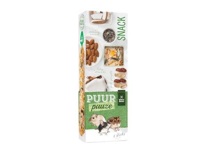 Tyčinky PUUR Pauze Snack - ořechové pro hlodavce 110g (2ks)