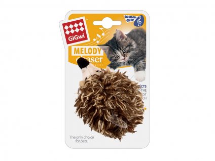 Hračka pro kočky GIGWI - Melody Chaser ježek se zvukovým čipem 10x6,5x6,5cm