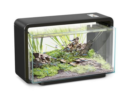 Akvarijní set HAILEA Biotop Nature E-25 černý (25l, 5W) 47x25x28,5cm (DOPRODEJ)