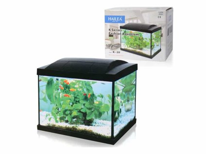 Akvarijní set HAILEA LED K20 černý (20l) 36x23x29cm (3W, 200l/hod)