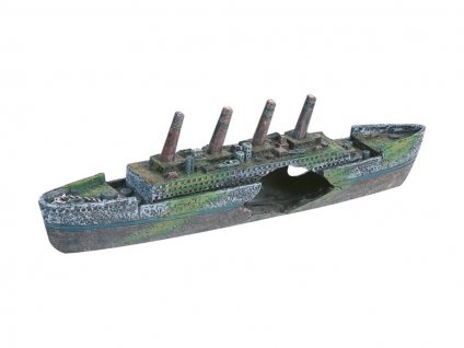 Dekorace FLAMINGO - Titanic se vzduchováním 37,5x6x10cm (DOPRODEJ)