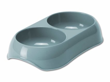 Plastová dvojmiska TOMMI Gusto světle modrá (23x13cm) 2x200ml