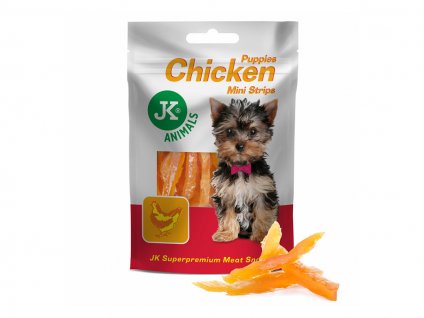 JK Dog Meat Snack - Puppy Chicken Strips 50g