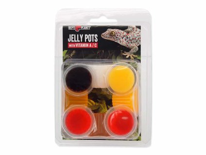 Krmivo REPTI PLANET Jelly Pots Mixed (8ks) (s vitamínem A + C)