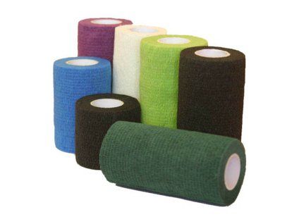 Elastické obinadlo HORSE MASTER Bandage Flexon 5cmx4,5m (MIX BAREV)