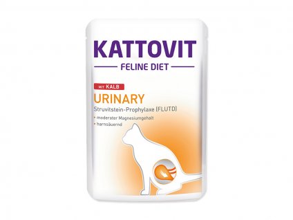 Kapsička KATTOVIT Feline Diet Urinary s telecím 85g