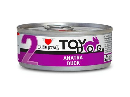 Konzerva DISUGUAL Toy Dog Single Protein 2 kachna 85g