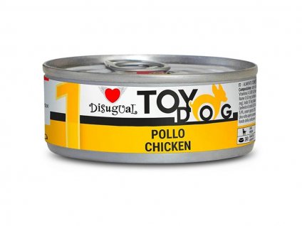 Konzerva DISUGUAL Toy Dog Single Protein 1 kuře 85g