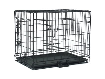 Klec pro psy AK FOR PETS černá 77,5x48,5x55,5cm