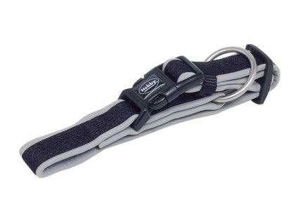 Obojek NOBBY Mesh Preno neoprenový šedý (XS/S) 25-35cm