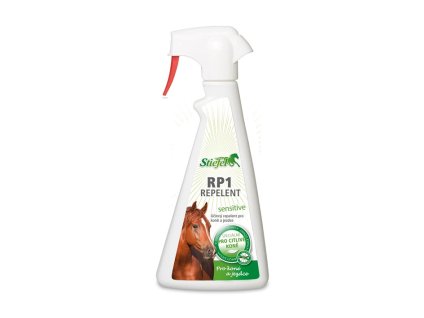 STIEFEL Repelent RP1 Sensitive sprej bez alkoholu pro koně s citlivou kůží 500ml (láhev s rozprašovačem)
