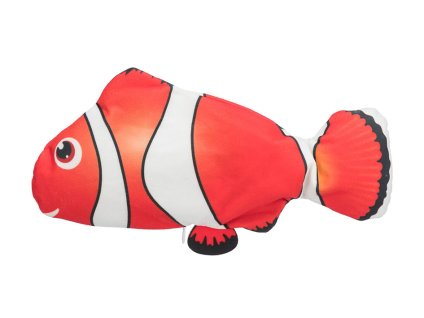 Hračka pro kočky TRIXIE - mrskající se ryba Nemo s catnipem 26cm