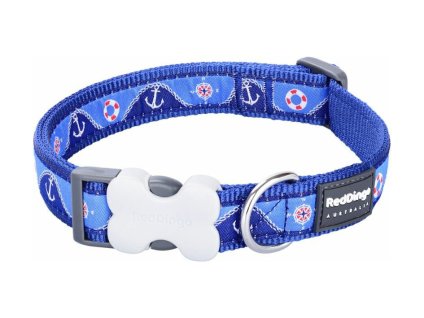 Obojek RED DINGO Nautical Dark Blue 1,2x20-32cm