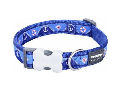 Obojek RED DINGO Nautical Dark Blue 1,5x24-36cm