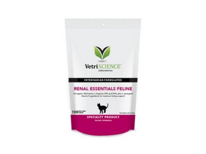 VETRISCIENCE Renal Essentials Feline podpora ledvin 144g (120ks)