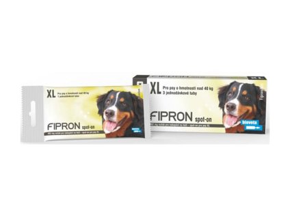 BIOVETA Fipron Spot-on Dog (XL) 402mg 3x4,02ml (pro psy nad 40kg)