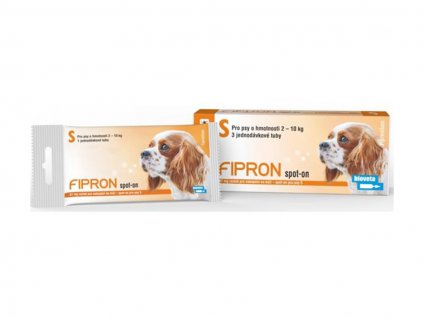 BIOVETA Fipron Spot-on Dog (S) 67mg 3x0,67ml (pro psy 2-10kg)